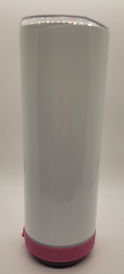 20 ounce White Bluetooth Tumbler