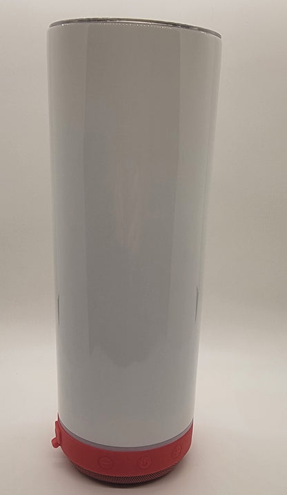 20 ounce White Bluetooth Tumbler