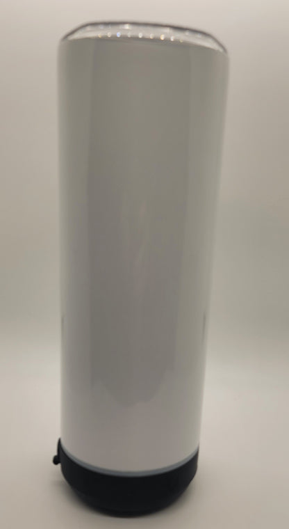 20 ounce White Bluetooth Tumbler