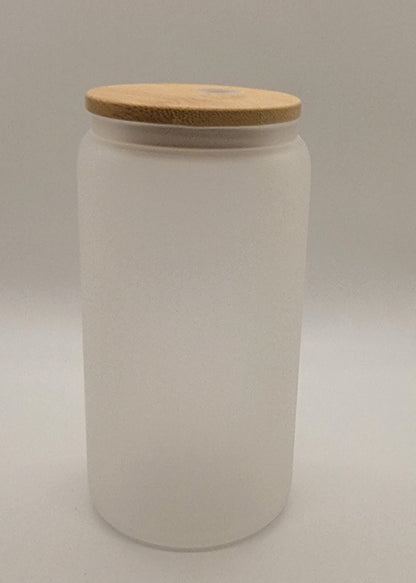 16 ounce Frosted Glass Cup