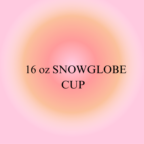 16 ounce Glass Snowglobe