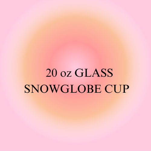 20 ounce Glass Snowglobe